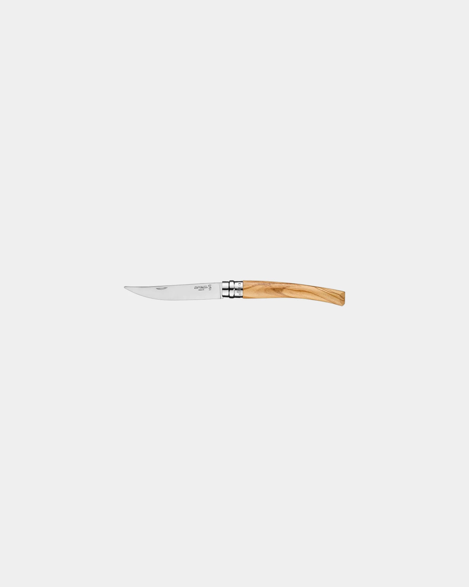 Zakmes Opinel N°10 met olijfhout etui om te personaliseren - 1